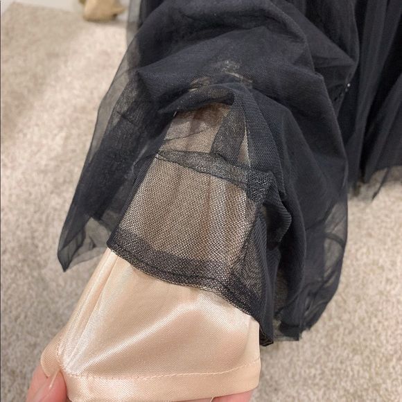 Custom Gorgeous Strapless Matte Sequins & Beads Fishtail Gown - Picture 14 of 16